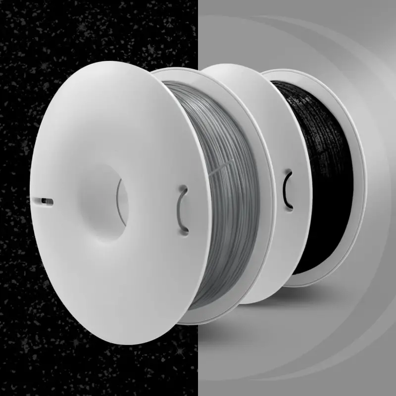 2 nouvelles couleurs spectaculaires pour le Fiberlogy Easy PETG : Silver et Onyx !
