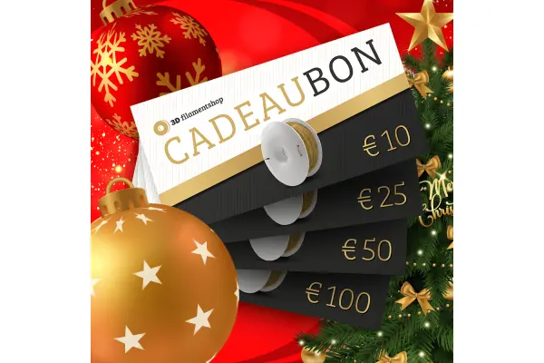 Ho-ho-ho, geef een 3D filamentshop cadeaubon cadeau!