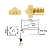 Nozzle M6 E3D V5 / V6