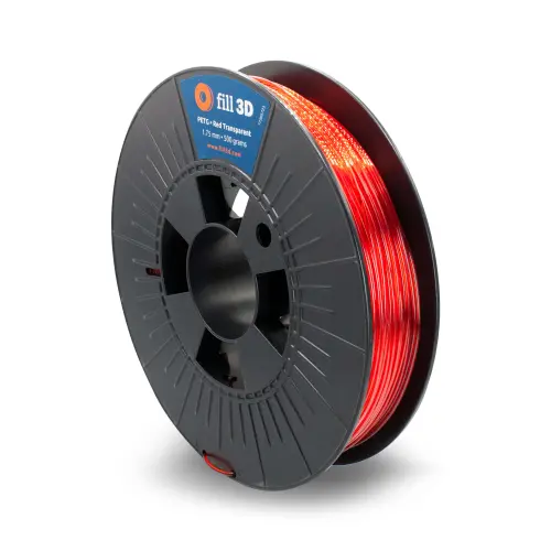 PETG Red Transparent 0,5 kg